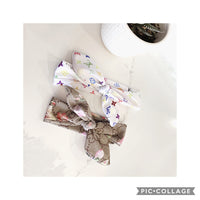 Luxury Inspired  Print Baby & Toddler Head Tie