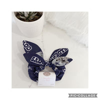 Football Fan Head Tie or Scrunchies